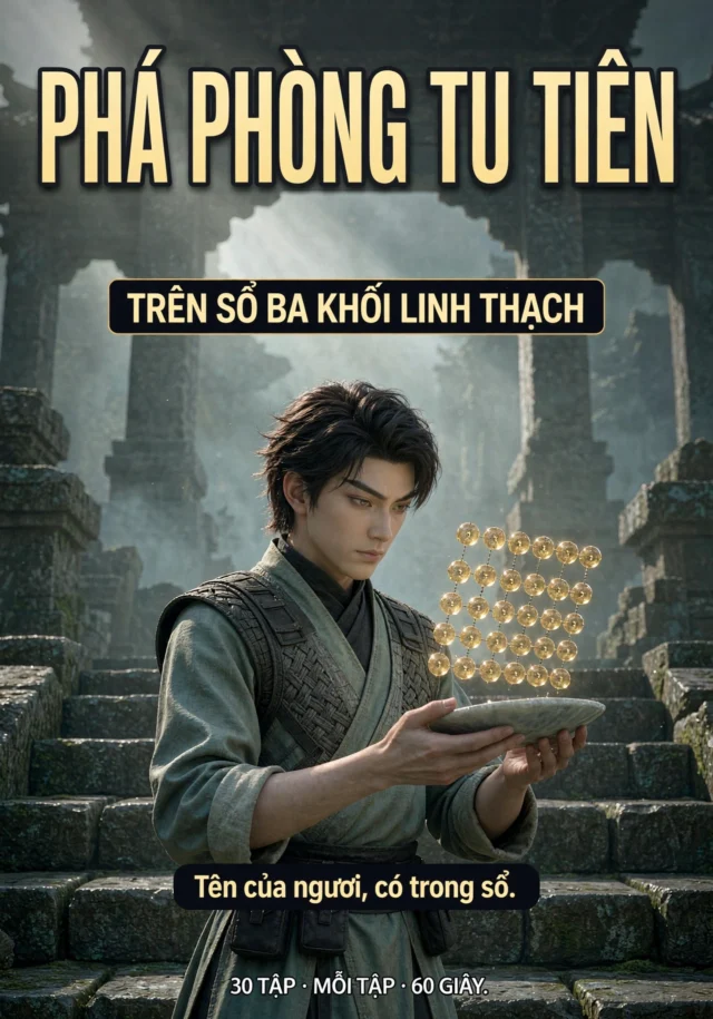 Phá Phòng Tu Tiên: Trên Sổ Chỉ Còn Ba Khối Linh Thạch